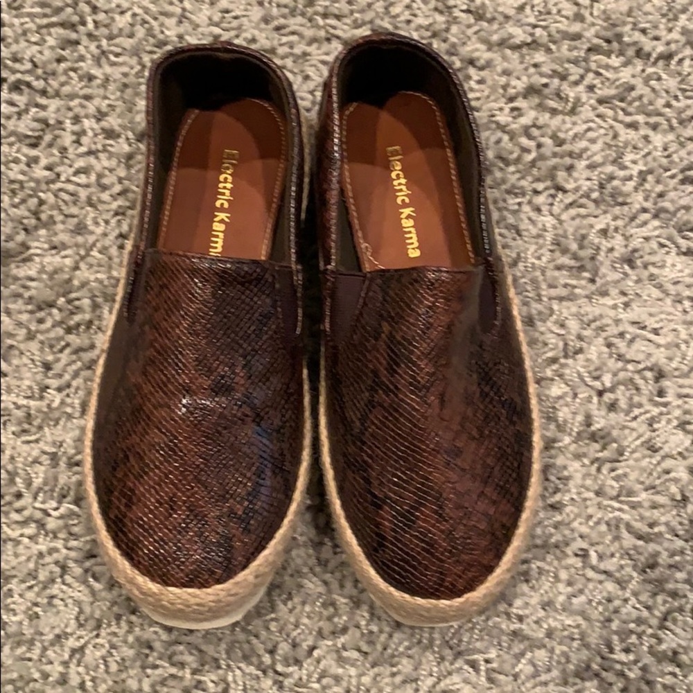 Electric Women's Brown Espadrilles